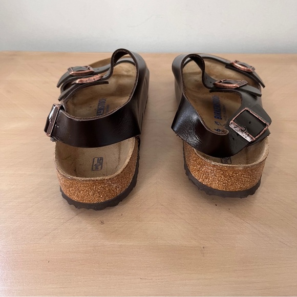 Birkenstock Men's Milano Buckle Sandals Leather Cork Size 13 - Picture 4 of 8